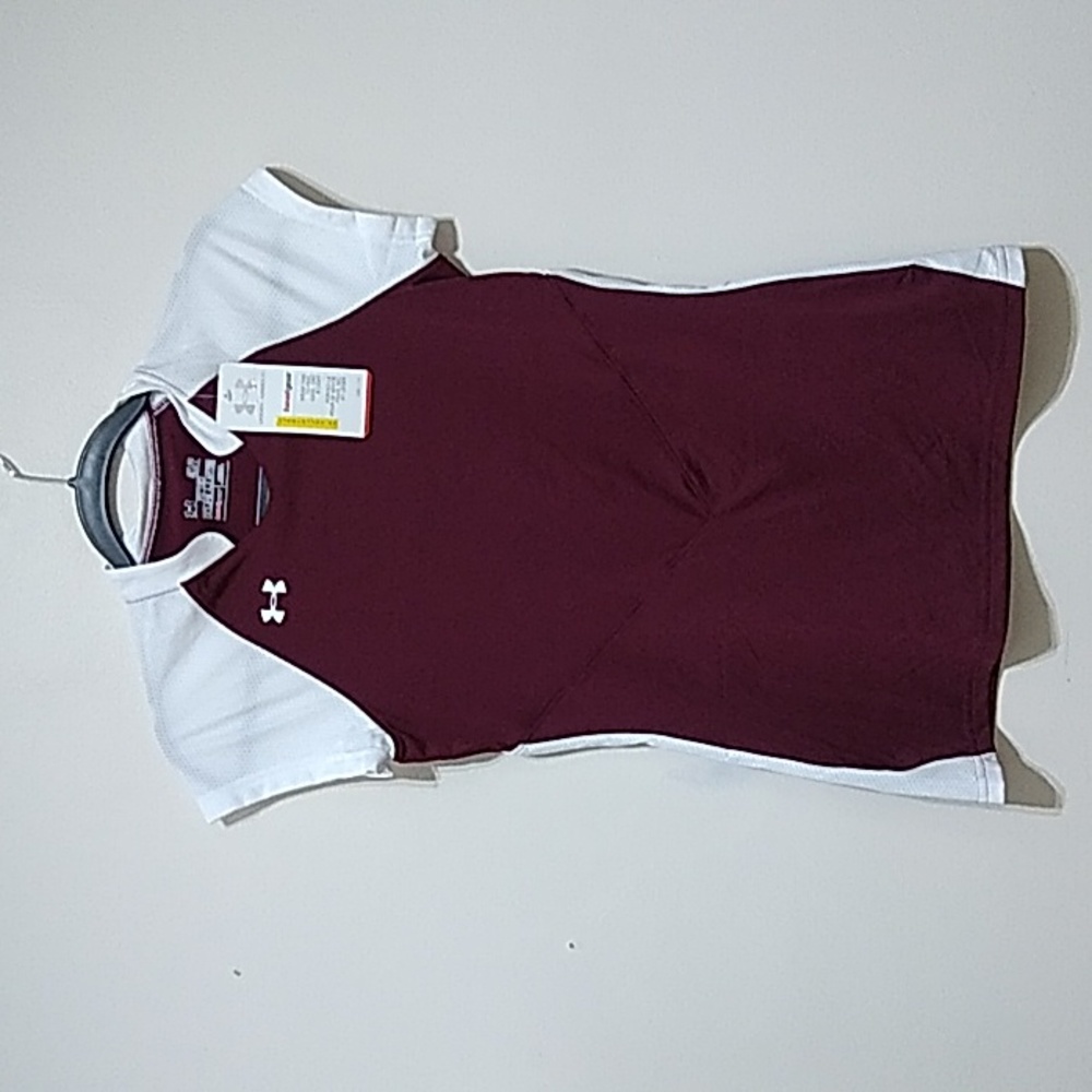Under Armour Vintage Women's Heatgear Fitted Volleyball Short Sleeve Top